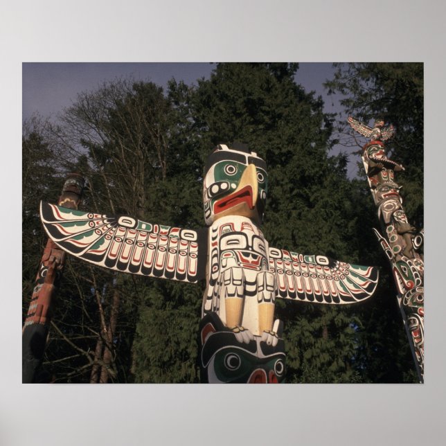 Kanada, British Columbia, Vancouver. Nativ Poster (Vorne)