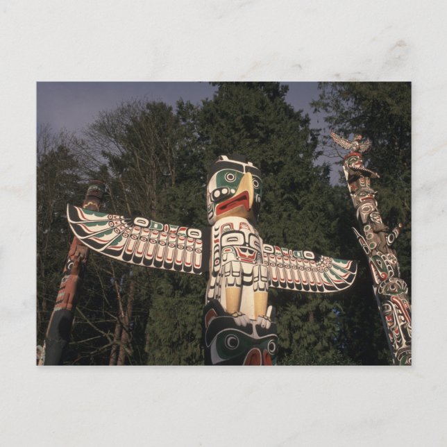 Kanada, British Columbia, Vancouver. Nativ Postkarte (Vorderseite)