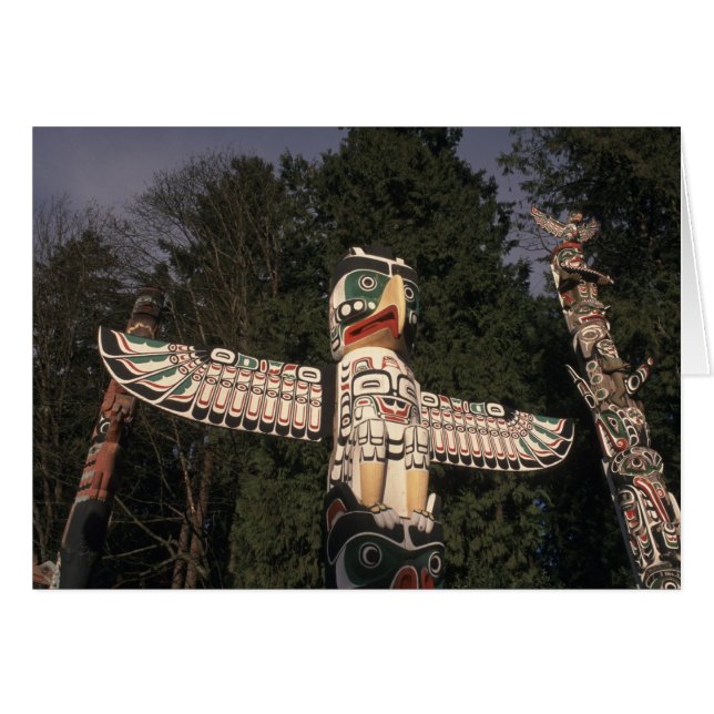 Kanada, British Columbia, Vancouver.  Native (Vorderseite (Horizontal))