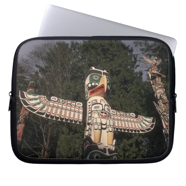Kanada, British Columbia, Vancouver.  Native Laptopschutzhülle (Vorderseite)
