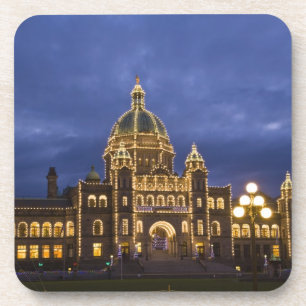 KANADA, British Columbia, Victoria. Abend, Getränkeuntersetzer