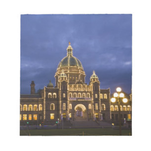 KANADA, British Columbia, Victoria. Abend, Notizblock