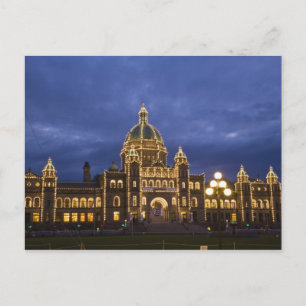 KANADA, British Columbia, Victoria. Abend, Postkarte