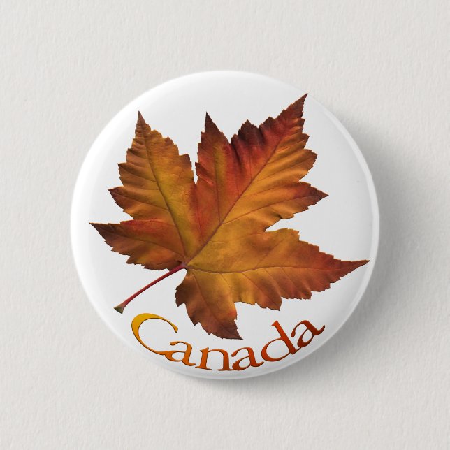Kanada Button Canada Maple Leaf Souvenir Buttons (Vorderseite)