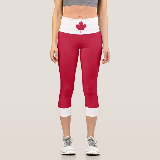 Kanada Capri Leggings (Vorderseite)