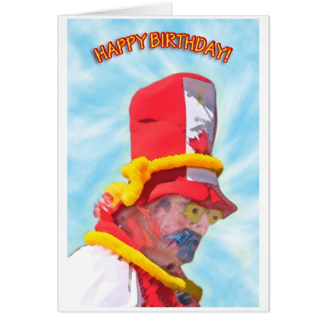 Kanada Clownkarte (Vorne)