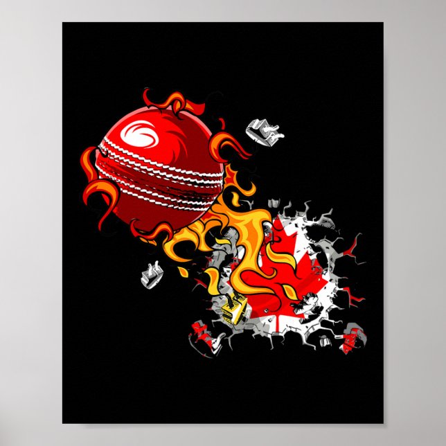 Kanada Cricket  Poster (Vorne)