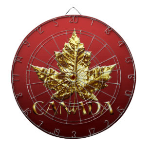 Kanada Dartboard Gold Canada Souvenir Dartboards Dartscheibe