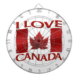 Kanada Dartboard Ich liebe Kanada Souvenir Dartboa Dartscheibe
