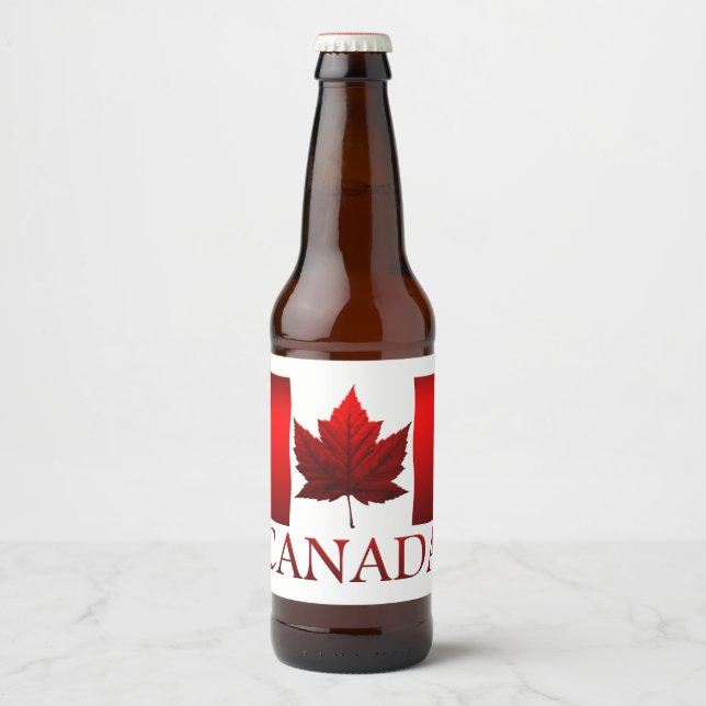 Kanada Day Beer Labels Custom Canada Liquor Flasch Bierflaschenetikett (Vorderseite)