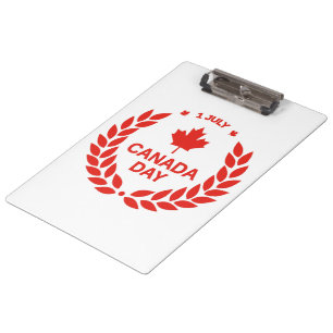 Kanada Day Wreath Clipboard Klemmbrett