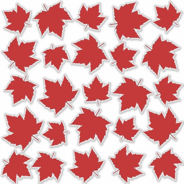 Kanada Decals Decal-Sticker für das Ahornleaf-Fens Aufkleber (Vorderseite)