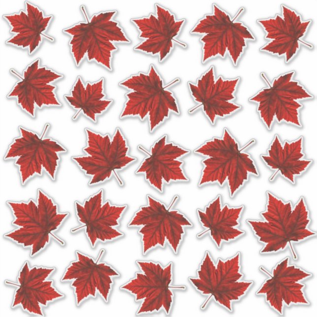 Kanada Decals Decal-Sticker für das Ahornleaf-Fens Aufkleber (Vorderseite)