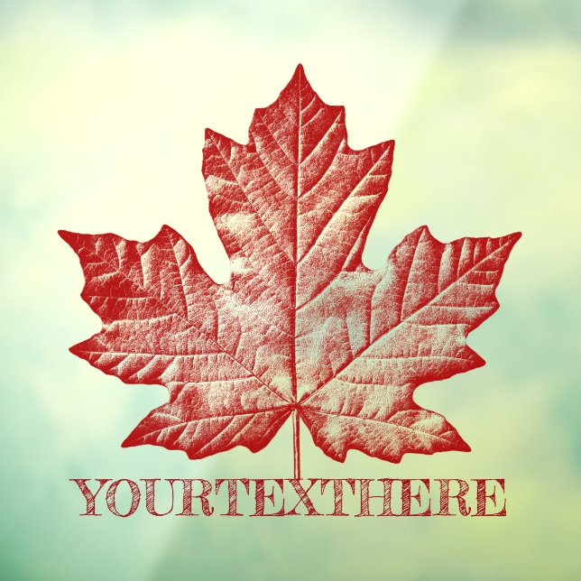 Kanada deklariert Cooles kanadisches Fensterdekor Fensteraufkleber (Blatt 3)