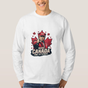 Kanada der 51. Staat Trump Kanadier T-Shirt