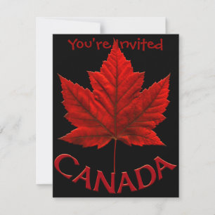 Kanada Einladungen Personalisierte Kanada-Flagge R