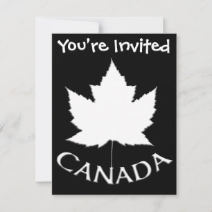 Kanada Einladungen Personalisierte Kanada RSVP Kar