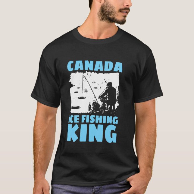 Kanada Eisangeln König T-Shirt (Vorderseite)