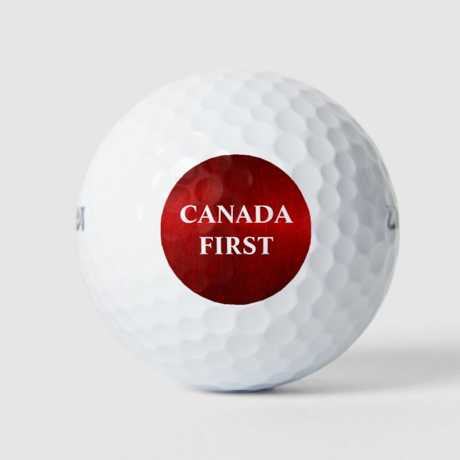 KANADA ERSTE GOLFBALL (Vorderseite)