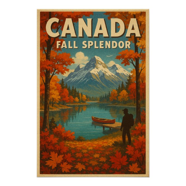 Kanada - Fall Splendor Poster (Vorderseite)