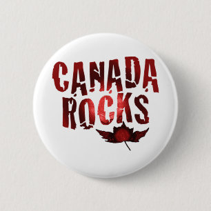 Kanada-Felsen Button