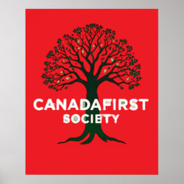 KANADA FIRST GESELLSCHAFT POSTER