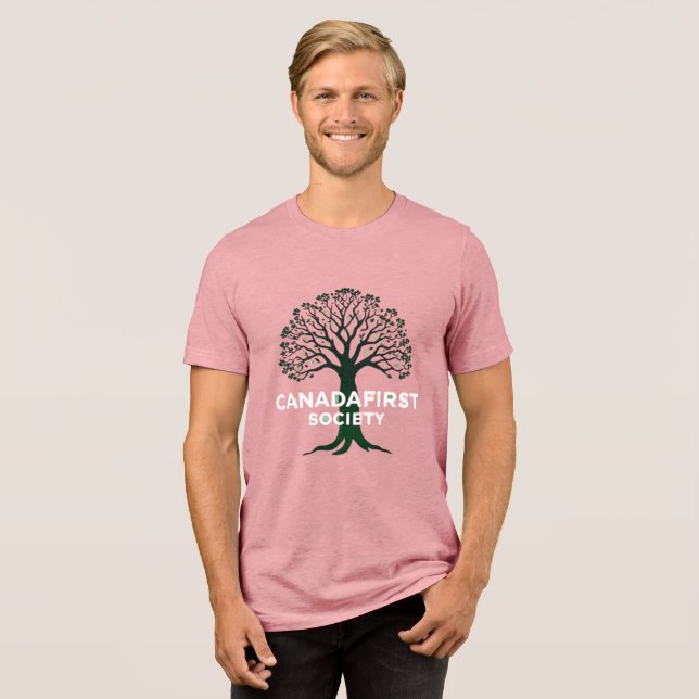 KANADA FIRST GESELLSCHAFT Tri-Blend SHIRT (Vorderseite voll)