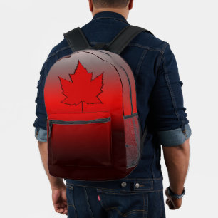 Kanada Flag Backpacks Canada Mapsleaf Flaggen Bedruckter Rucksack