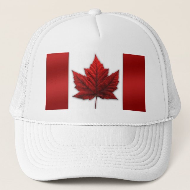 Kanada Flag Cap Trucker Hat Canada Souvenir Cap Truckerkappe (Vorderseite)