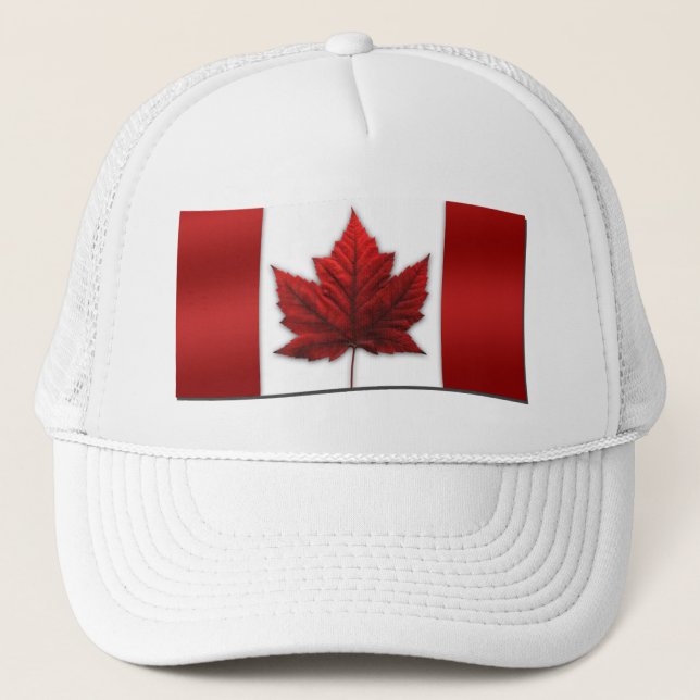 Kanada Flag Cap Trucker Hat Canada Souvenir Cap Truckerkappe (Vorderseite)
