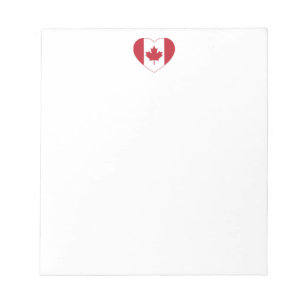 Kanada Flag Heft Notepad Notizblock
