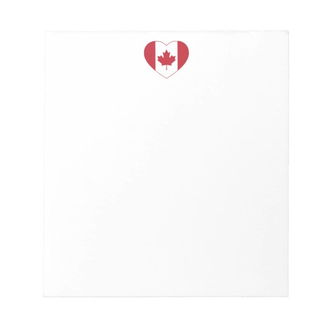 Kanada Flag Heft Notepad Notizblock (Vorderseite)