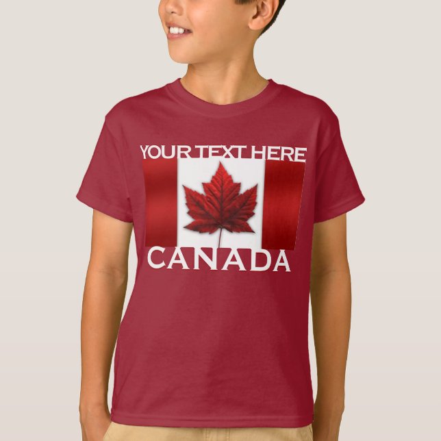 Kanada Flag Kid's Sweatshirt Canada Souvenir Shirt (Vorderseite)
