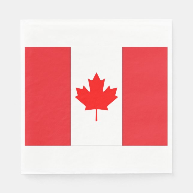 Kanada Flag Napkin Serviette (Vorderseite)