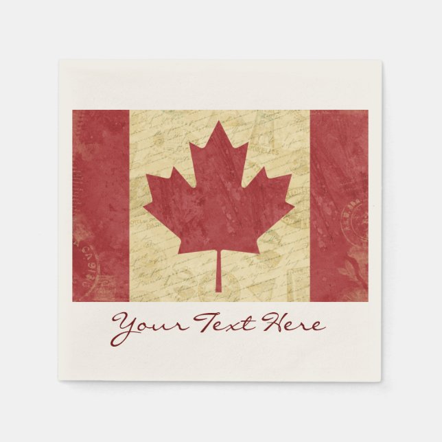 Kanada Flag Party Napkins Serviette (Vorderseite)