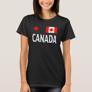 Kanada-Flagge Ahornblatt Kanadische Fußball-Männer T-Shirt