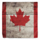 Kanada-Flagge auf altem hölzernem Korn Halstuch (Front)