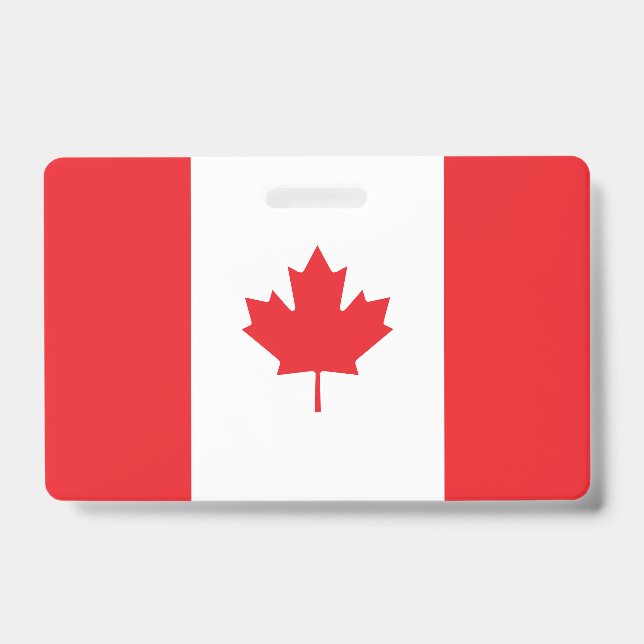 Kanada-Flagge Ausweis (Vorderseite)