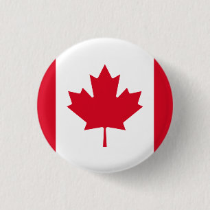 Kanada-Flagge Button