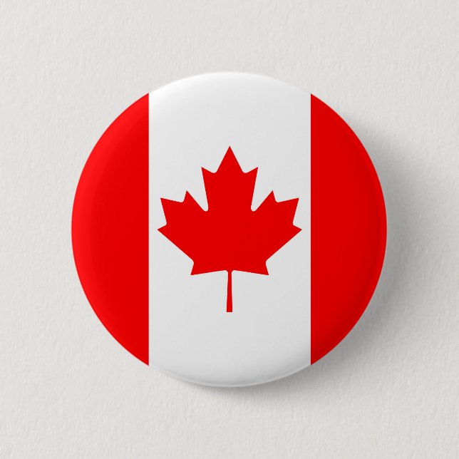 Kanada-Flagge Button (Vorderseite)