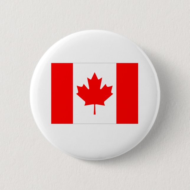 Kanada-Flagge Button (Vorderseite)