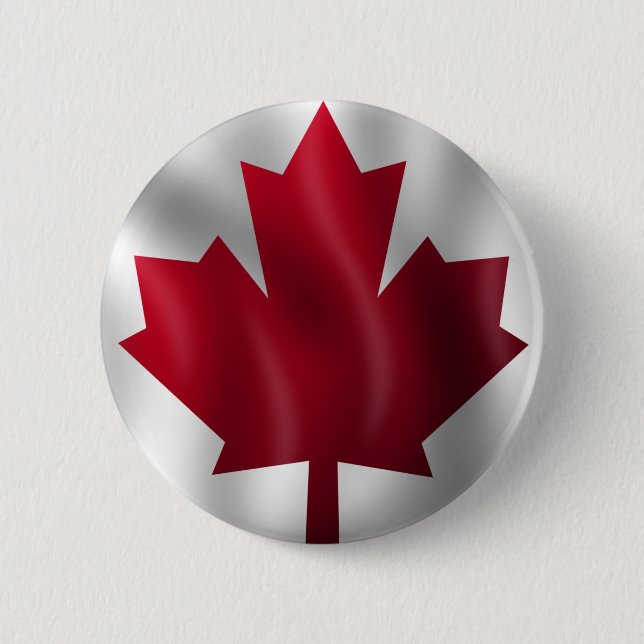 Kanada-Flagge Button (Vorderseite)