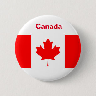 Kanada-Flagge Button