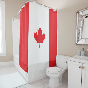 Kanada-Flagge Duschvorhang