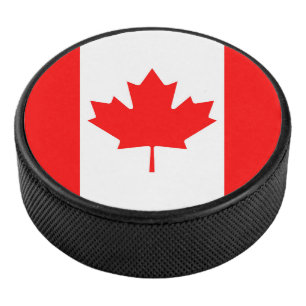 Kanada-Flagge Eishockey Puck