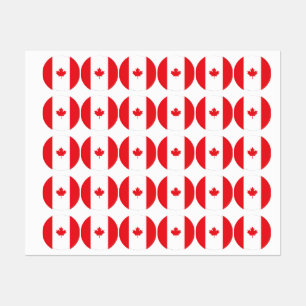 Kanada-Flagge Etiketten