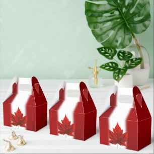 Kanada-Flagge Favor-Schachtel Personalisierte Kana Geschenkschachtel