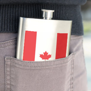 Kanada-Flagge Flachmann