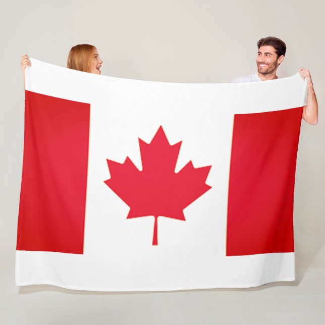 KANADA-FLAGGE FLEECEDECKE (Beispiel)