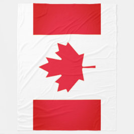KANADA-FLAGGE FLEECEDECKE